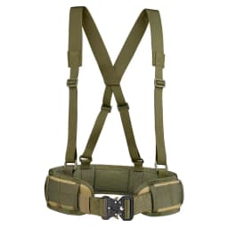 Tactical Battle Combat Air-soft Padded Equipment Molle Waist Belt with Adjustable Suspenders Free Straps