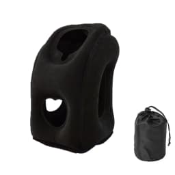 Portable Inflatable Travel Pillow Neck Support for Office Sleepouts Outdoor Camping F2 Naps Airplane Flights Train
