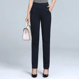 Women Pants 2023 Spring Fall Straight Pants Slim Casual Female Stretch Trousers black fashion Jeans office Trousers joggers