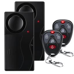New 110dB Door And Window Vibration Alarm Wireless Anti-Theft Alarm With Remote Control Home Bicycle Security Burglar Alarm
