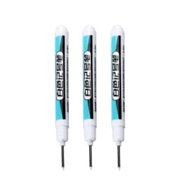 1/4Pcs White Permanent Paint Pen Set for Wood Rock Plastic Leather Glass Stone Metal Canvas Ceramic Deep Hole Marker 0.7mm