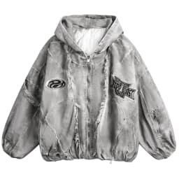 Vintage Men Winter Jackets Thicken Warm Parkas Coat Streetwear Harajuku Hip Hop Oversized Padded Jackets Retro Hooded Jackets