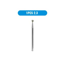 Dental Degranulation Burs Kit for Osseous Debridement & Soft Tissue Removal From Socket Diamond Ball Burs Φ2.3 Φ3.3 Φ4.0 Φ5.0