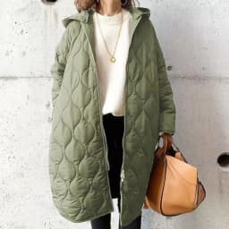 Asymmetric Cotton Jacket Women's Outerwear 4 Colors Autumn Winter Thickened Medium Length Fashionable Diamond Patterned Coat