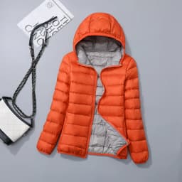 New Casual 90% Ultra Light White Duck Down Jacket Women Autumn Winter Warm Double sided Coat Lady Plus Size Female Hooded Parka