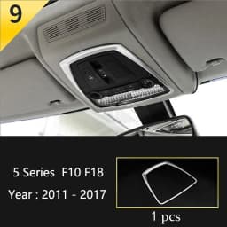 Car Styling Console Multimedia AC CD Panel Decoration Frame Cover Trim Strip Sticker For BMW 5 Series F10 F11 F18 Accessories