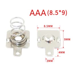 20PCS DIY Toy Remote Control Accessories Spring Sheet AA/AAA Contact Sheet Battery Box Positive And Negative Sheets