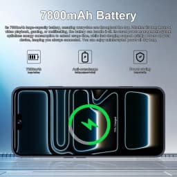 K-Touch Hot 18 Pro Max 22G+2TB Mobile Phones 7.3HD Cell Phone Android 15 Smartphone 5G Dual SIM 7800mAh Unlocked Global Version 16+48MP Cellphones