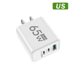 65W USB Type C Charger PD Fast Charging Mobile Phone Quick Charge Charger For iPhone Xiaomi Samsung Huawei Travel Power Adapter