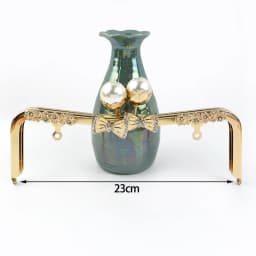 1Pc Deepeel Retro Square Embossed Bag Handles Metal Handmade Sewing Brackets Kiss Clasp Handbag Purse Frame Handle Accessories