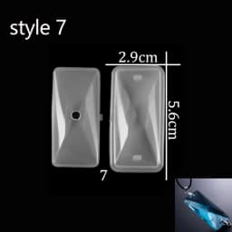 9 Style With Hole Pendant Crystal Silicone Mould DIY Epoxy Resin Necklace Pendant Mold For Craft Jewelry Making Findings Supplie