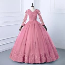 Best Selling 2024 Long Sleeve V Neck Lace Wedding Dress 2026 Vintage Bride Bridal Ball Gown Modest Wedding Dresses Customized