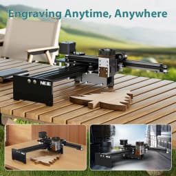 NEJE 5 A40630 20W Portable Small Laser Engraver Laser Cutting Machine for Logo Metal Wood Plastic Acrylic Leather Acrylc Beginne