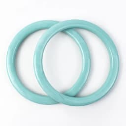 2/4Pcs 9cm Amber Plastic Bag Handle Acrylic O Ring Purse Frame Women Handbag Woven-bag Replace Handles DIY Bags Accessories