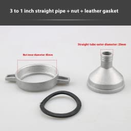 1 Set 1 Inch 3 Inch Aluminum Pipe Connector Wrench With Rubber Gasket Pump Connecting Pipe Fitting Water Pump Fittings
