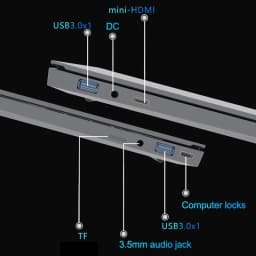 Xiaman 15.6'' Laptop Computer Windows 11 Intel Core I7 6500U 16Gb Ram 1Tb Ssd Laptops Office Study Gaming Notebook Pc Computer