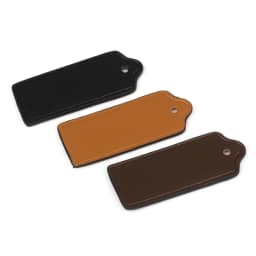 2Pcs Cowhide Luggage Tag Travel Suitcase Tags Bags Accessories Leather Bag Charm Chain Keychain Pendant for Handbag Purse