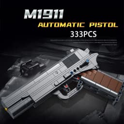 2 Creative AWM Sniper Rifle Barrett AKM Building Blocks, M24 Military Ornaments Series Modle Set Boy Adult Toys Birthday Gifts