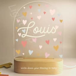 Customized Baby Birth Night Light Personalized Name Animal Bear Bunny Rabbit with USB Lamp for Bedroom Birthday Christmas Gift