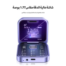 SERVO I16Pro 4G Mini Foldable Feature Cellphone Dual SIM Standby Call Recording Speed Dial FM Radio Blacklist Mobile Phone Torch