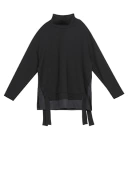 [EAM] Loose Fit Asymmetrical Big Size Sweatshirt New High Collar Long Sleeve Women Big Size Fashion Spring Autumn 2026 19A-a124