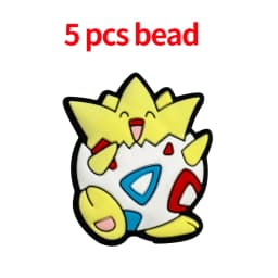 5pcs Silicone Pacifier Chain Cartoon Beads Baby DIY Care Nipple Chain Ornaments Parts