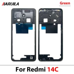 NEW Middle Frame Mid Housing Bezel Replacement parts For Xiaomi Redmi 13 13C 14C A5 Middle Frame