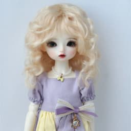 Messy Baby Curly  Soft Wave Mohair BJD Wigs  JD738  1/12 1/8 1/6 1/4 1/3 OB11 YOSD MSD SD DOD Nature Curly Doll Hair