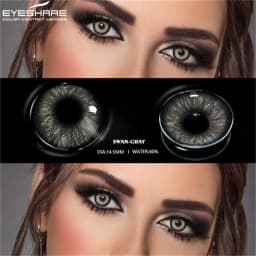 EYESHARE 1 Pair Colored Contact Lenses Natural Look Fast Delivery Brown Eye Lenses Gray Contact Green Eye Lenses Blue Lenses