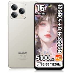 [Ship From UK] Cubot A40 Android 15 Smartphone 12GB(4+8) 256GB 6,88'' 120Hz Telephone Portable 5100mAh NFC/GPS 4GMobile Phones