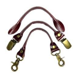 Retro Men's Suspender Accessories, Cowhide Handmade DIY Suspender Replacement, Improved Suspender Accessories, Multi-Color