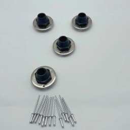 4 Pieces Cement Stucco Sprayer Nozzles Accs Plastering Tool Replacements W/Gaskets Needles Set Plaster Sprayer 10mm for Ceilings