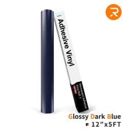 HTVRONT 12"X 5ft Permanent Adhesive Vinyl Roll 30x152cm Glossy Self-adhesive Film For Cricut Craft Art Sign Decal Windows Glass