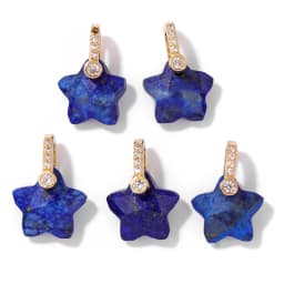 2PCS Natural Blue Lapis Lazuli Stone Gem Pendant Connector Charm For DIY Woman Men Jewelry Making Accessory Wholesale