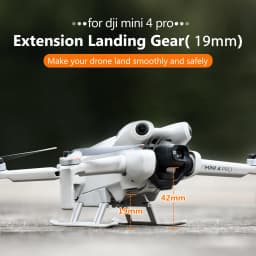 STARTRC Landing Gear for Dji Mini 4 Pro Drone Accessories Foldable Extended Landing Legs Kit