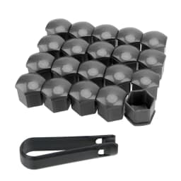 17/19/21mm 20Pcs Car Wheel Nut Caps Anti-Rust Auto Hub Screw Protection Covers Car Tire Screw Caps Nut Bolt Covers Auto Exterior