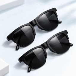 Smart Glasses Hands-Free Calling AI Chat Logging Music Playback Bluetooth Sunglasses for Men Touch Control Selfie Anti Glare
