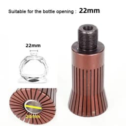 ZONESUN Capping Head for New Perfume Cap Crimping Machine Capper, Metal Cap Press Machine Capping Machine
