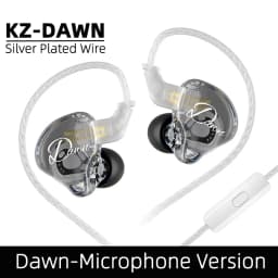 KZ Dawn HiFi Earphone 10MM Dual Dynamic Drive Bass Earbud In Ear Monitor Gaming Sport Music DJ Stage Noise Reduction Hearphone