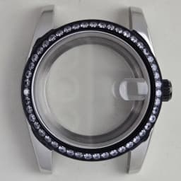 36mm/39mm Rose Gold Case Diamonds Bezel Sapphire Mod Parts NH34 NH35 NH36 NH38 NH39 NH70 NH72 ETA2824 PT5000 Movement
