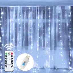 3M LED Curtain String Light Christmas Fairy Lights Garland Icicle Lights for Wedding Party Home Garden Decoration