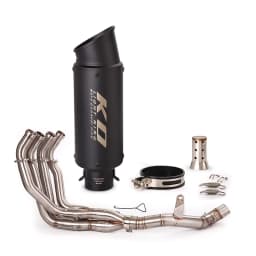 For Kawasaki Z900 SE E Until 2022 51mm Motorcycle Exhaust System Middle Connect Section Link Pipe Slip On Muffler DB Killer