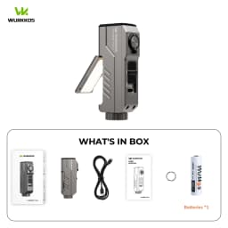 Wurkkos HD02 MINI 1300LM EDC Flashlight Pocket-Sized Tool Light with High-CRI Wing & Red Light Detachable-Battery Design Torch