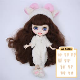 ICY DBS Blyth 1/6 bjd dolls joint body custom face colorful hair Contains clothing and shoes special