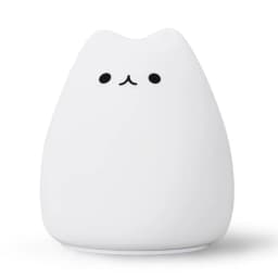 LED Colorful Night Light Animal Cat Silicone Soft Cartoon Baby Nursery Lamp for Gift Dropshipping
