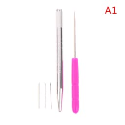 0.8mm DIY Doll Hair Reroot Needle Kit Repaint Baby Head Reborn Hair Rooting Tools Wig Making Supplies