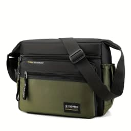 Men Multifunctional Crossbody Bag Nylon Waterproof Shoulder Bag Large Capacity Casual Male Messenger Bag Design Travel Daily