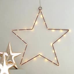 1pc Five-pointed Star String Lights, LED Star Lights, Decorative Star Lights with 8 Lighting Modes/Timer Christmas Decorations