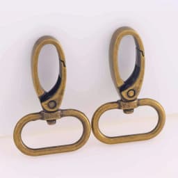 5pcs Swivel Lobster Clasp for Strap Bag Metal Buckles Webbing Belt Snap Hooks Keyring Carabiner DIY Accessories