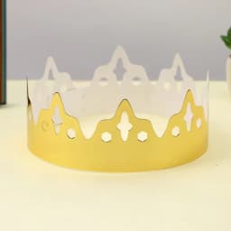 30/10Pcs Gold Silver Birthday Party Hats Paper Crown Kids Birthday Party Supplies Party Crown Hat Cap Celebration Wedding Decor